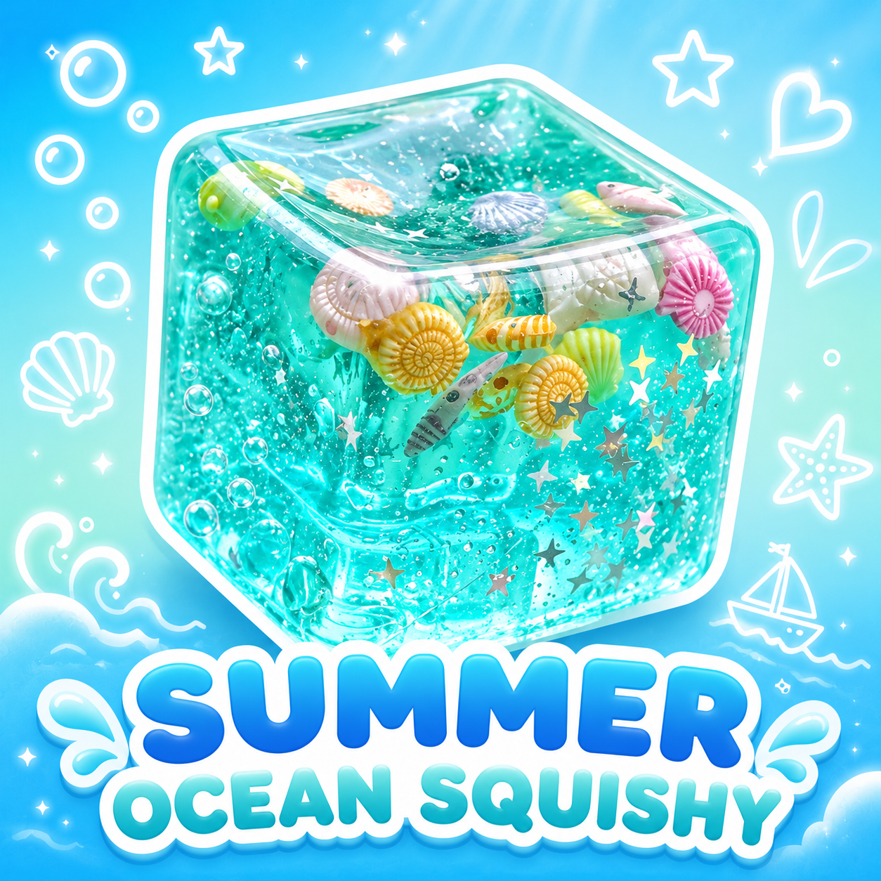 Summer ocean squishy