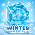 Winter snowflake squishy