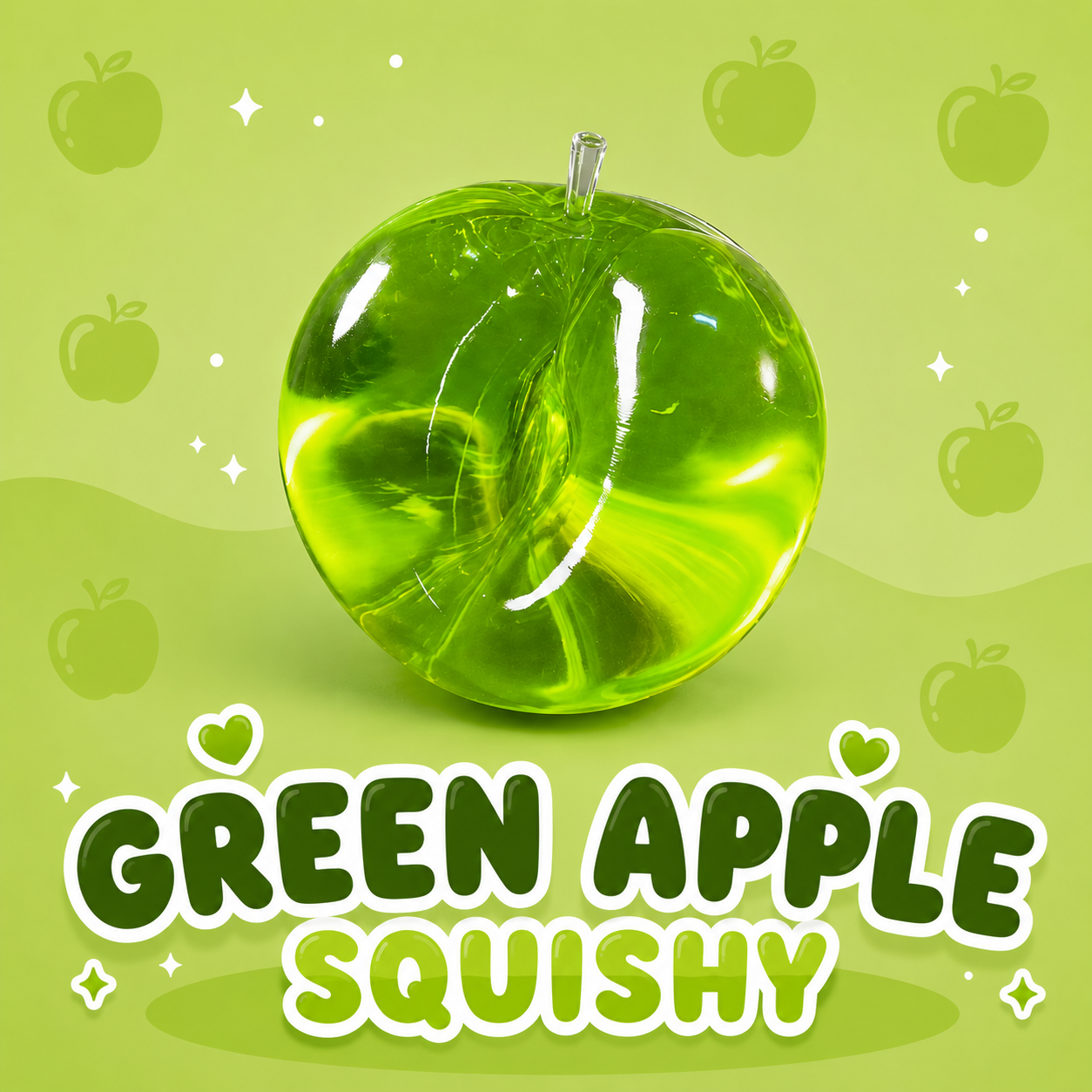 Green apple squishy