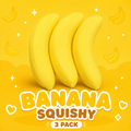 Banana Squishies — 3 Pack
