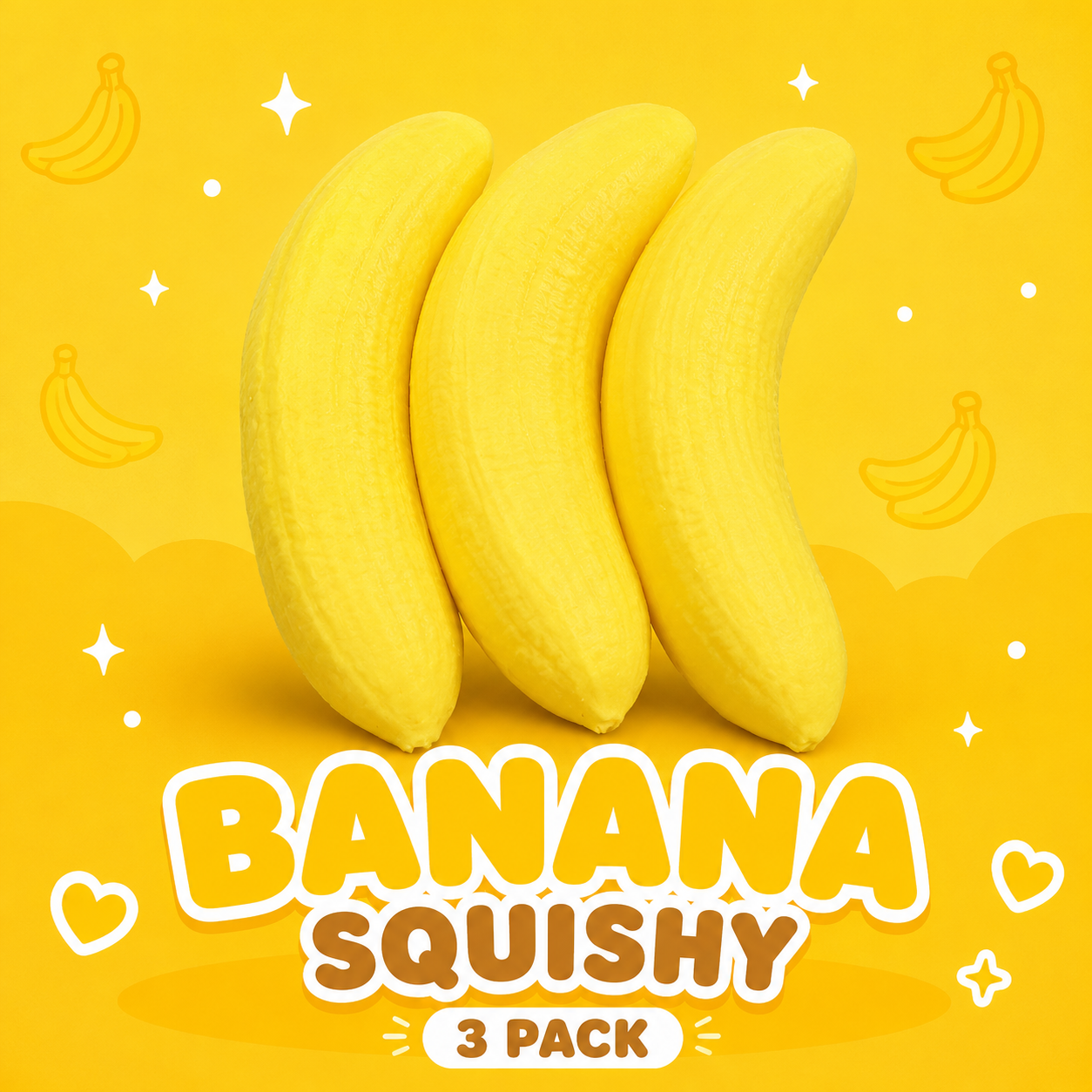 Banana Squishies — 3 Pack